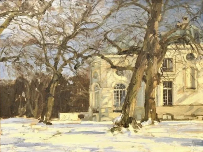 1862-Fanny Edle von Geiger-Weishaupt - Scena invernale